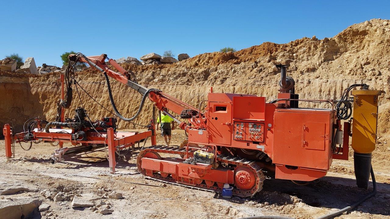 ILMEG Dust Collector on a Tamrock DHA600